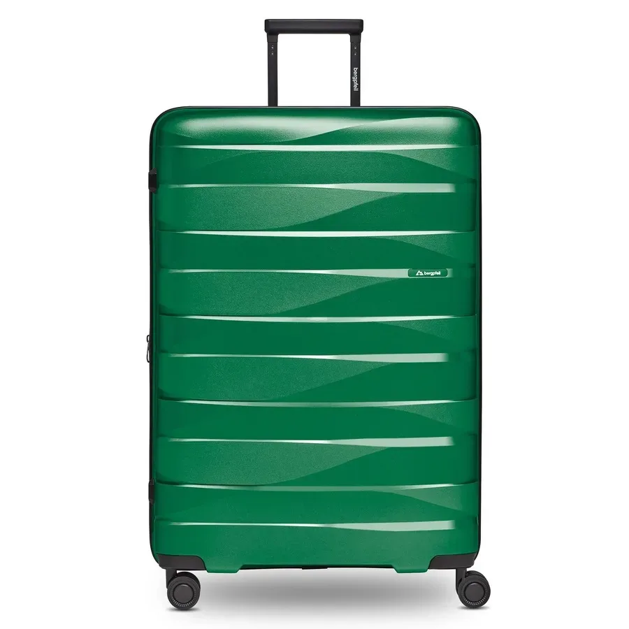 bergpfeil Travel 4-Rollen Trolley L 75 cm mit Dehnfalte Reisetaschen 1 ct Grün Herren