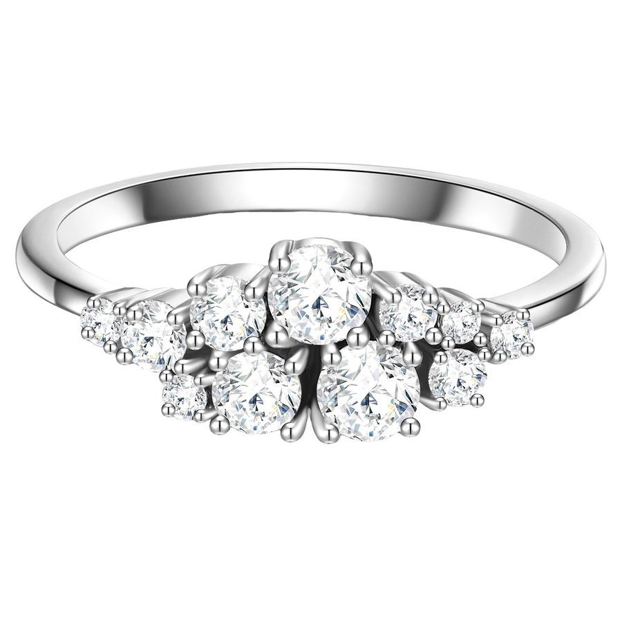 Glanzstücke München Ring Sterling Silber Zirkonia in Silber Ringe 1 ct Damen