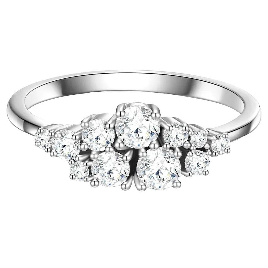Glanzstücke München Ring Sterling Silber Zirkonia in Silber Ringe 1 ct Damen