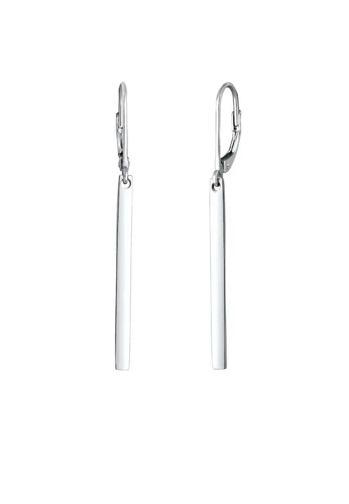 Elli Basic Hänger Geo Look Trend Blogger 925 Silber Ohrringe 1 ct Damen