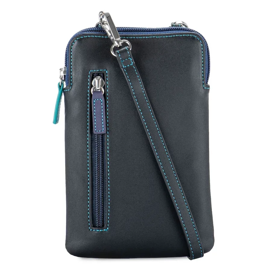 Mywalit Handytasche Leder 13 cm Portemonnaies 1 ct Schwarz Damen