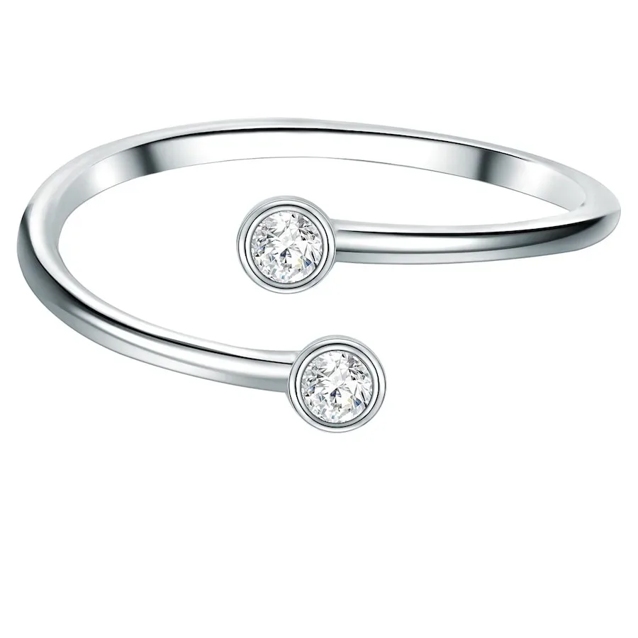 Trilani Ring Sterling Silber Zirkonia in Silber Ringe 1 ct Damen