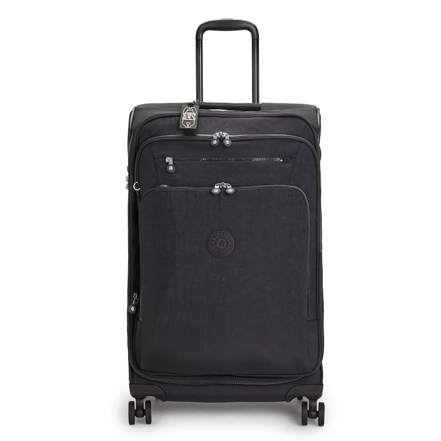 Kipling Basic New Youri Spin 4 Rollen Trolley M 68 cm mit Dehnfalte Reisetaschen 1 ct Schwarz Herren