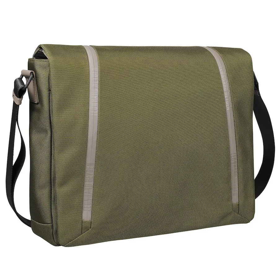 Leonhard Heyden Helsinki Messenger 38 cm Laptopfach Laptoptaschen 1 ct Grün Herren