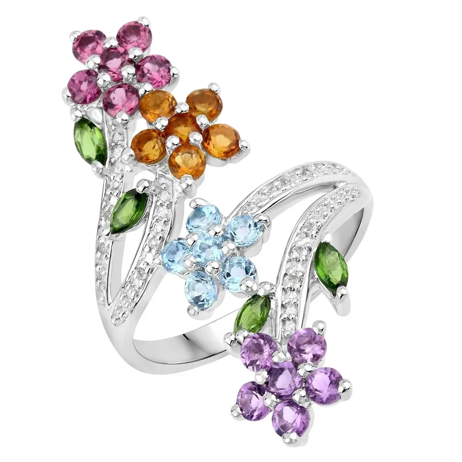 Rafaela Donata Ring Sterling Silber Amethyst in Silber Ringe 1 ct Damen