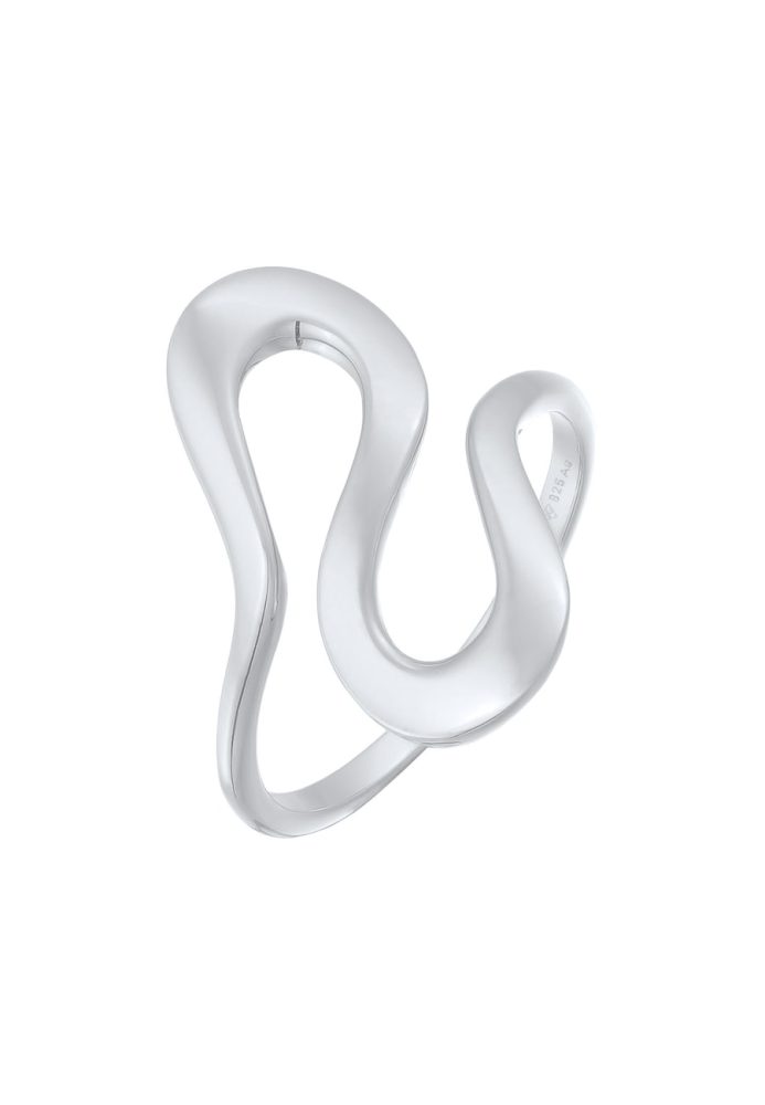 Elli Welle Modisch 925 Silber Ringe 1 ct Damen