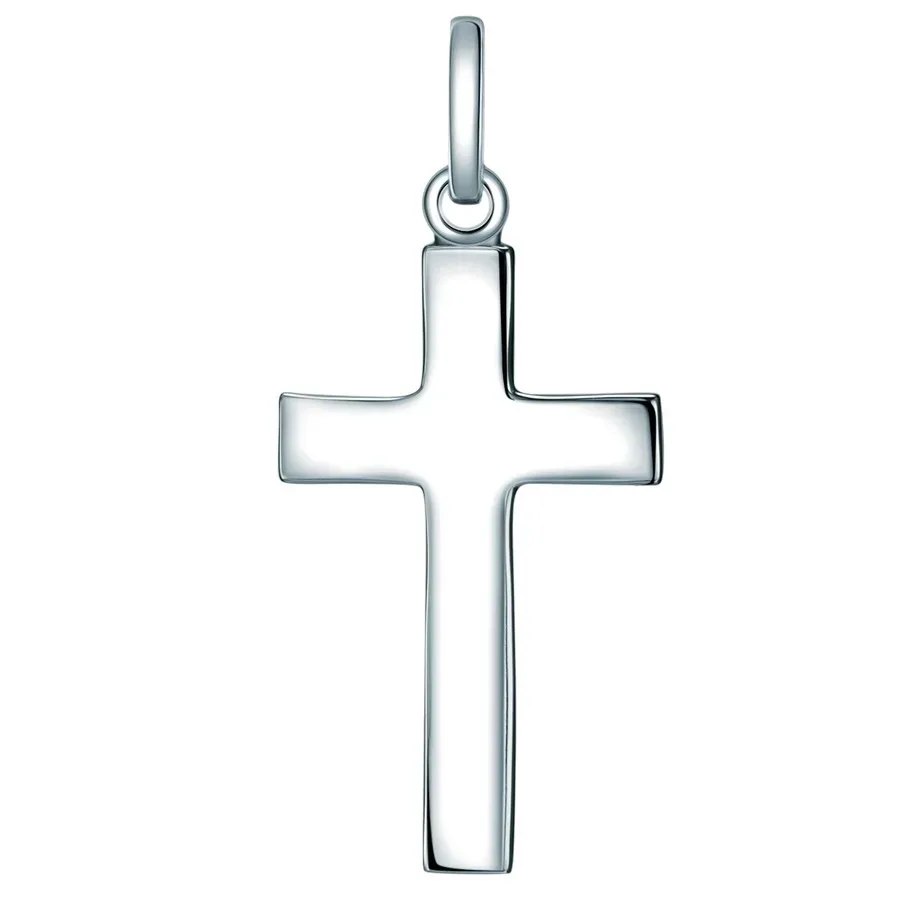 Rafaela Donata Anhänger Kreuz Sterling Silber in Silber Ketten 1 ct Damen
