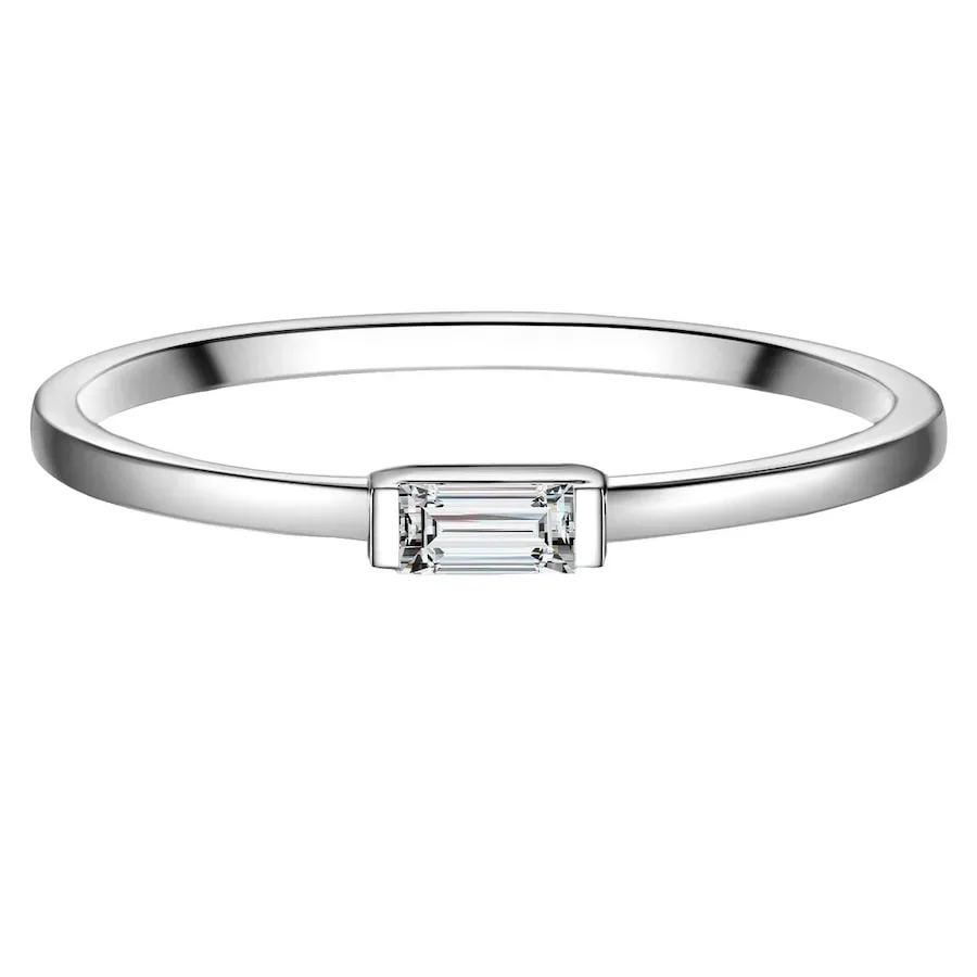 Glanzstücke München Ring Sterling Silber Zirkonia in Silber Ringe 1 ct Damen