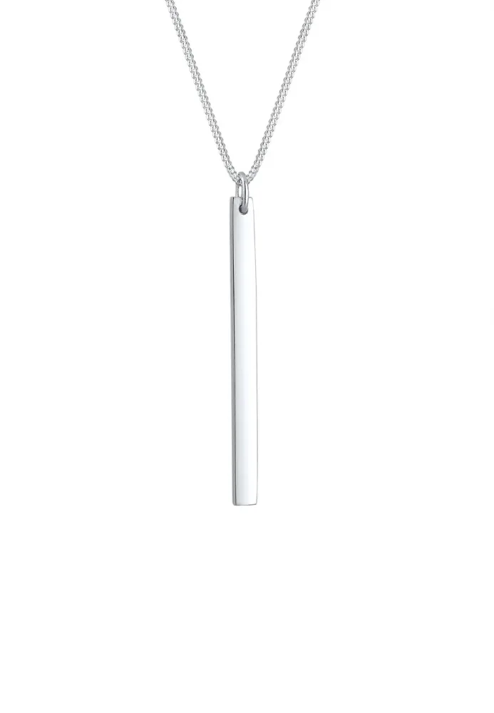 Elli Panzerkette Geo Symbol Stab Layer Cool 925 Silber Ketten 1 ct Damen