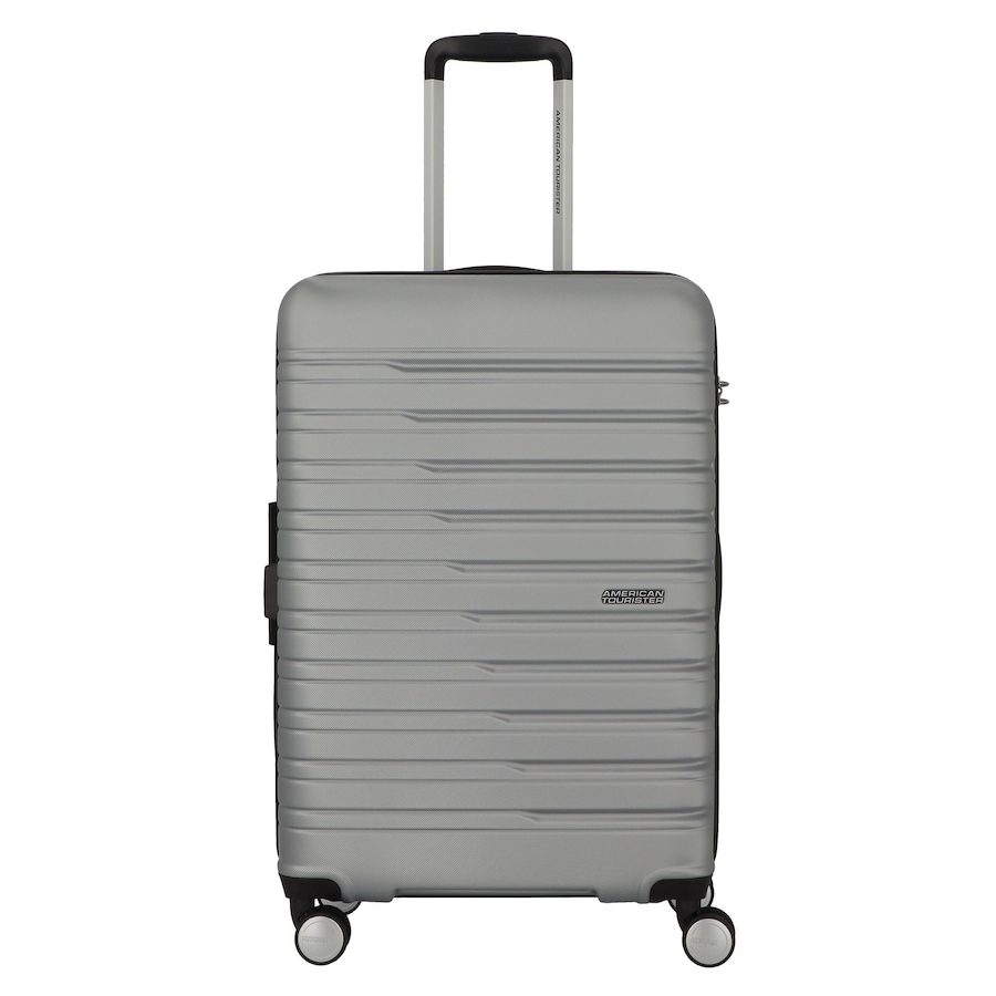 American Tourister Flashline 4 Rollen Trolley 67 cm Koffer & Trolleys 1 ct Silber Herren