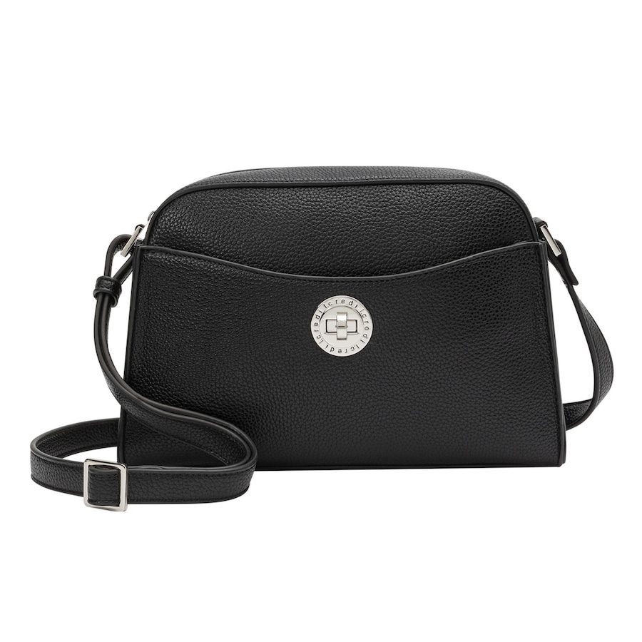 L.CREDI Nediva Umhängetasche 26 cm Handtaschen 1 ct Schwarz Damen