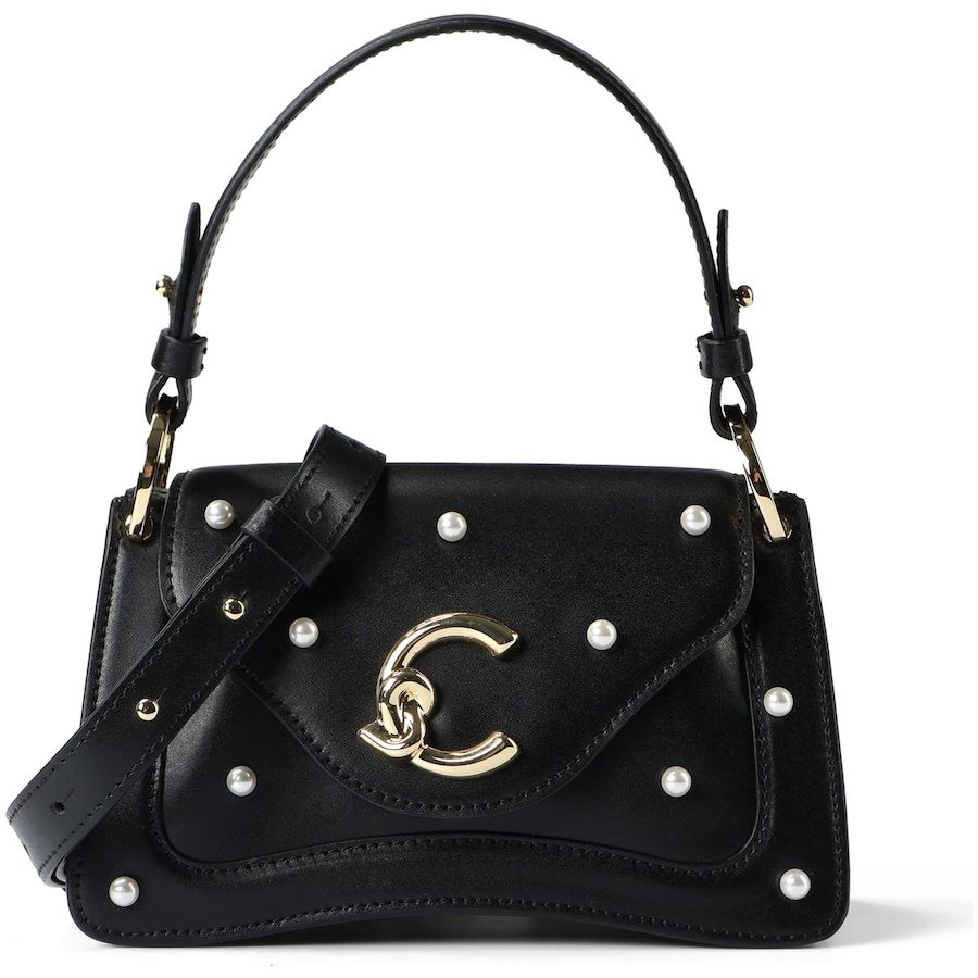 Coccinelle C-Me Henkeltasche Accessoire-Trend für Herbst & Winter 2024 1 ct Schwarz Damen