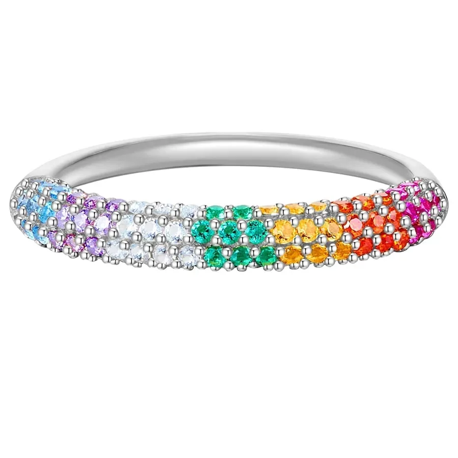 Glanzstücke München Ring Sterling Silber Zirkonia in Silber Ringe 1 ct Damen