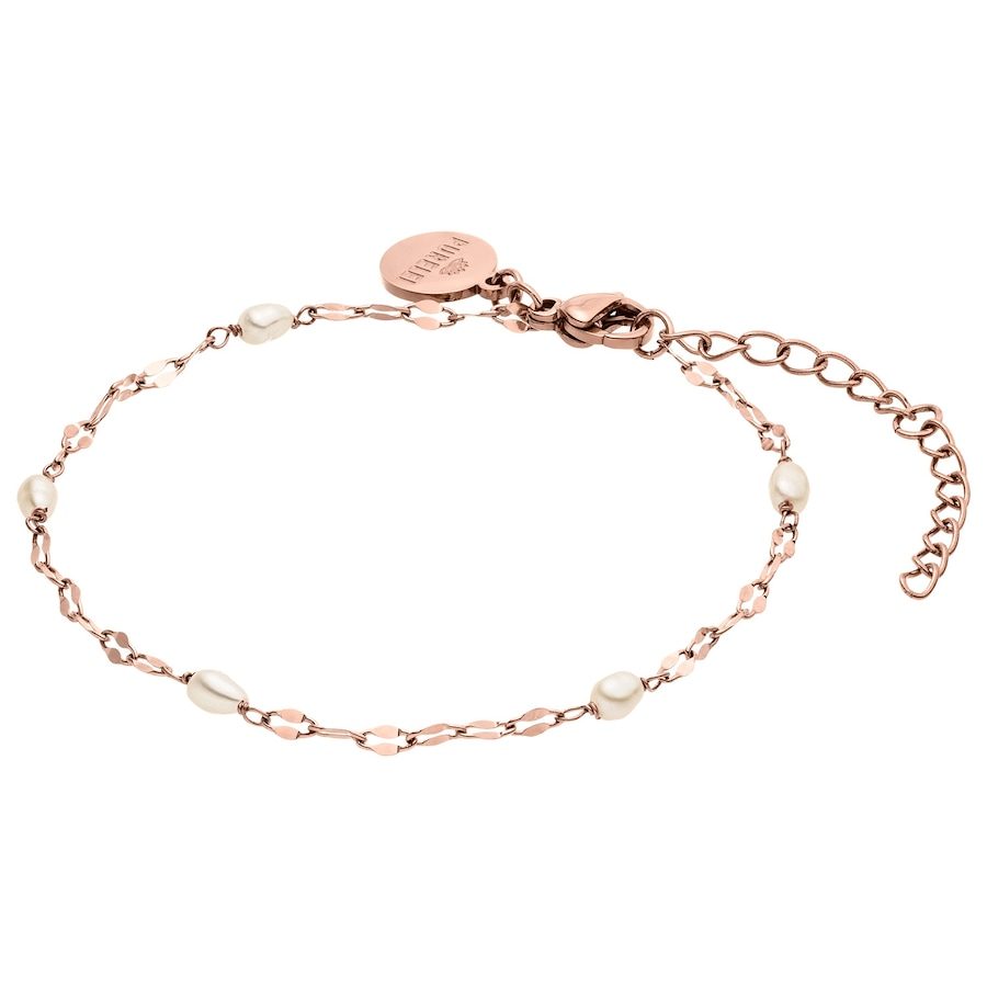 Purelei Delicate Pearl Armband 100% Edelstahl Armbänder & Armreife 1 ct Hellbraun