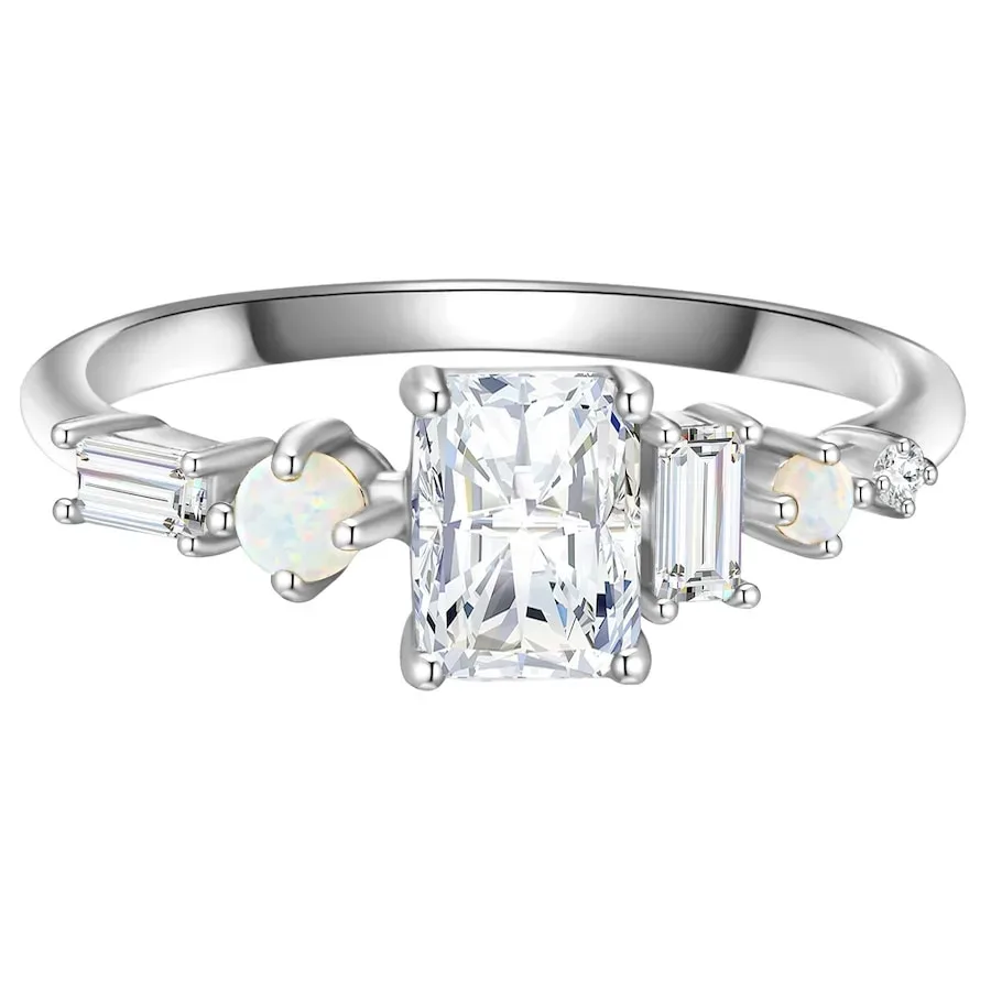 Glanzstücke München Ring Sterling Silber Zirkonia in Silber Ringe 1 ct Damen