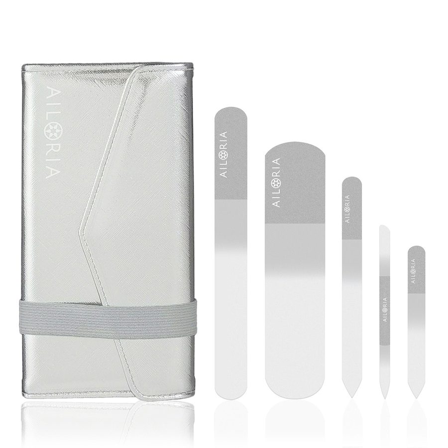 Ailoria CONTOUR LUXE Glas-Nagelfeilenset Nagelpflegezubehör 1 ct
