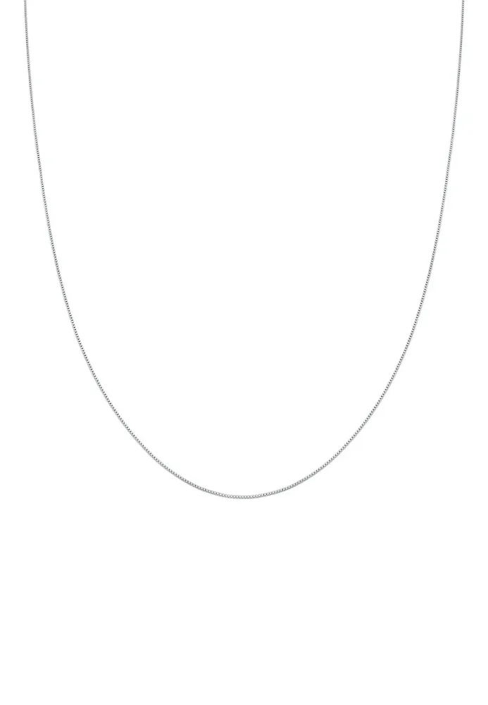 KUZZOI Veneziakette Basic Box Chain 925 Silber Ketten 1 ct Herren