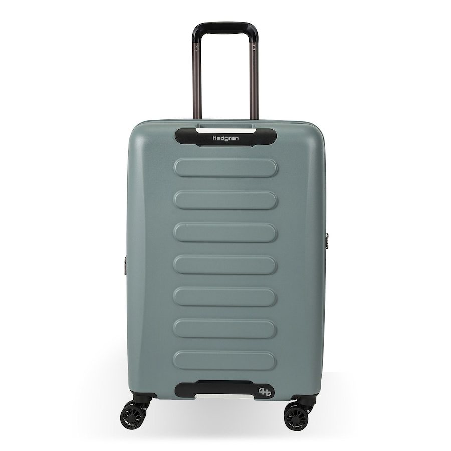 Hedgren Comby Grip M Exp 4 Rollen Trolley M 65 cm mit Dehnfalte Reisetaschen 1 ct Grün Herren