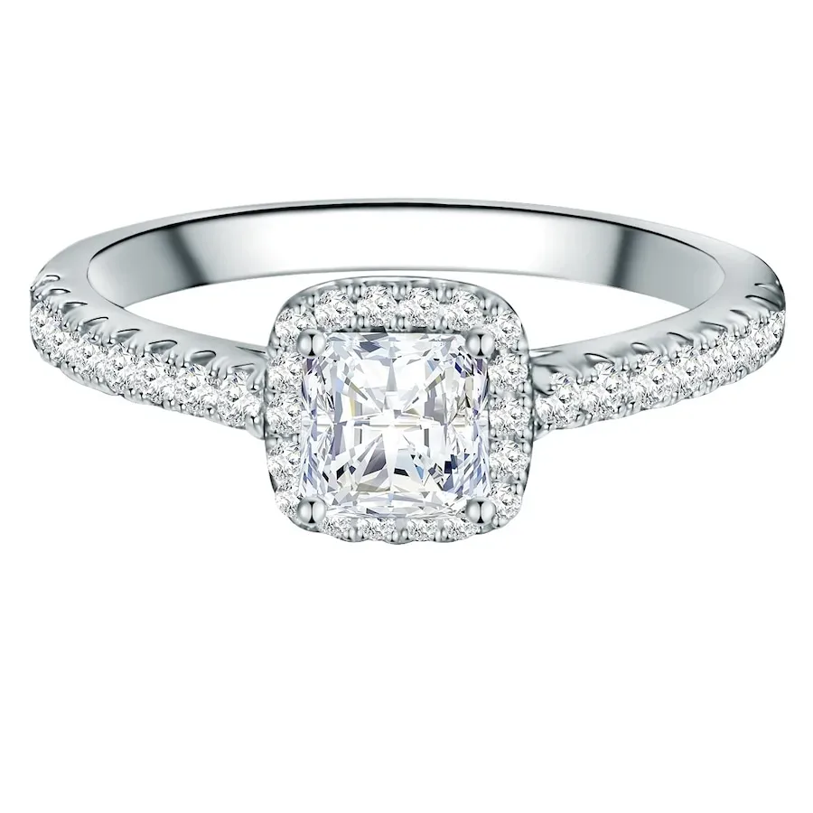 Trilani Ring aus Sterling Silber in silber mit Zirkonia Ringe 1 ct Damen