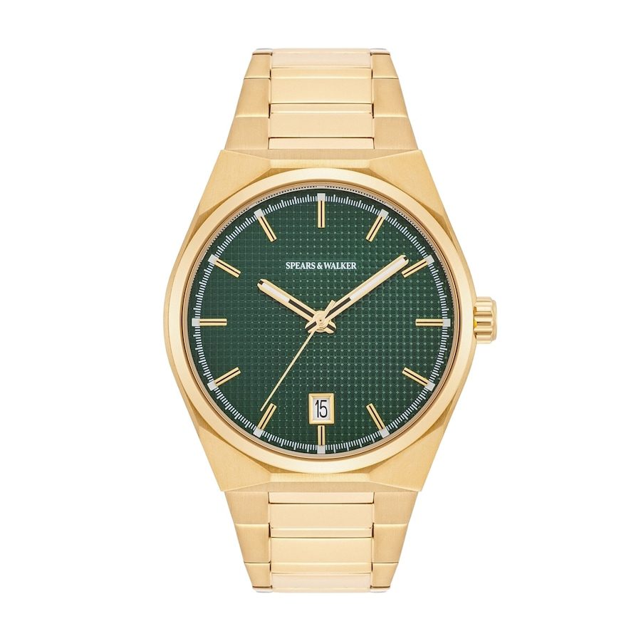 Spears & Walker Armband-Uhr aus Edelstahl in gelbgold Uhren 1 ct Herren