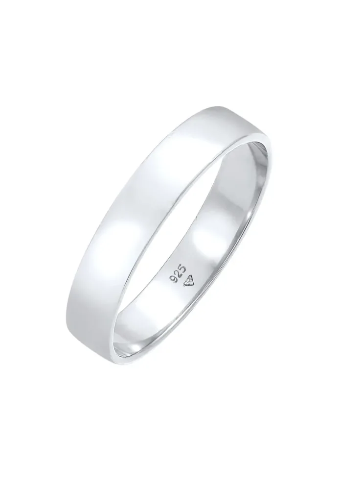 Kuzzoi - Ring Bandring ring, 66mm, Silber