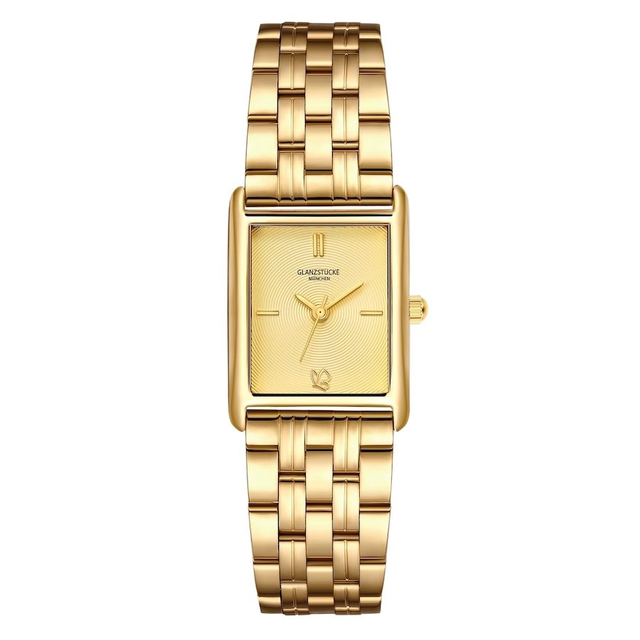 Glanzstücke München Armband-Uhr aus Edelstahl in gelbgold Uhren 1 ct Damen