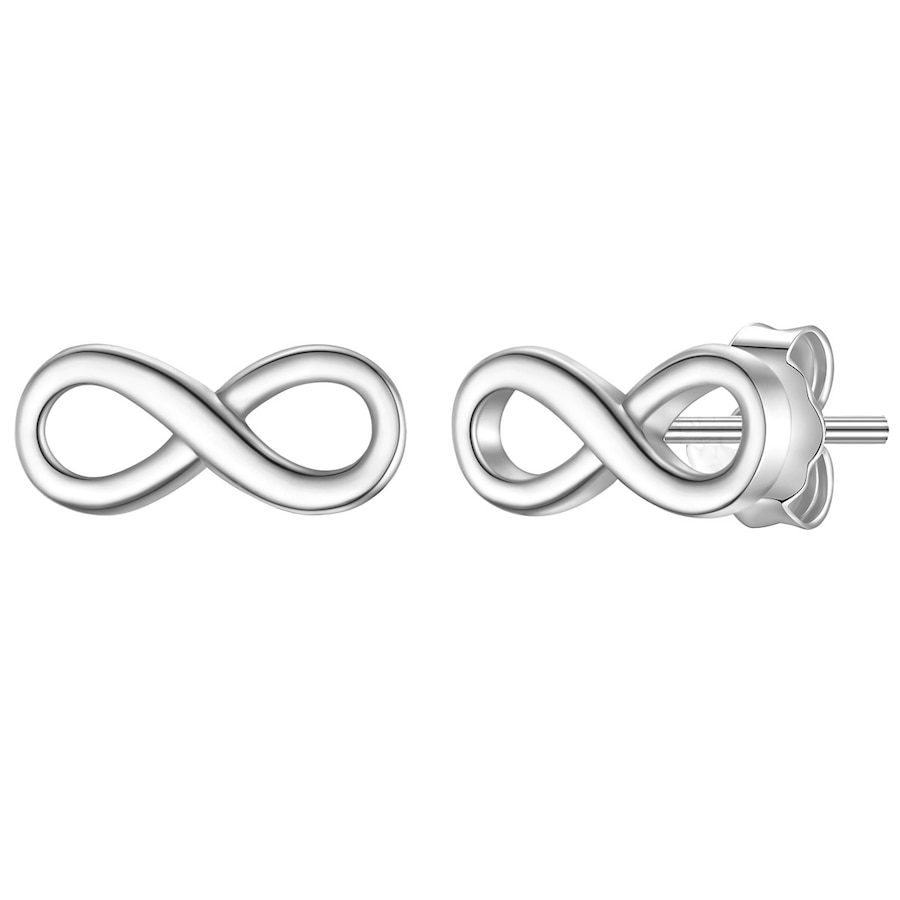 Glanzstücke München Ohrstecker Infinity aus Sterling Silber in silber Ohrringe 1 ct Damen