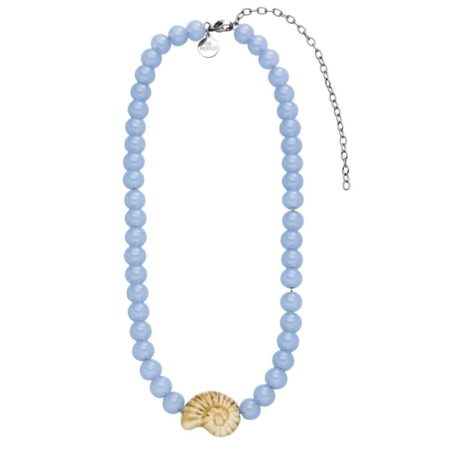 Purelei Blue Lagoon Kette 100% Edelstahl Ketten 1 ct Grau