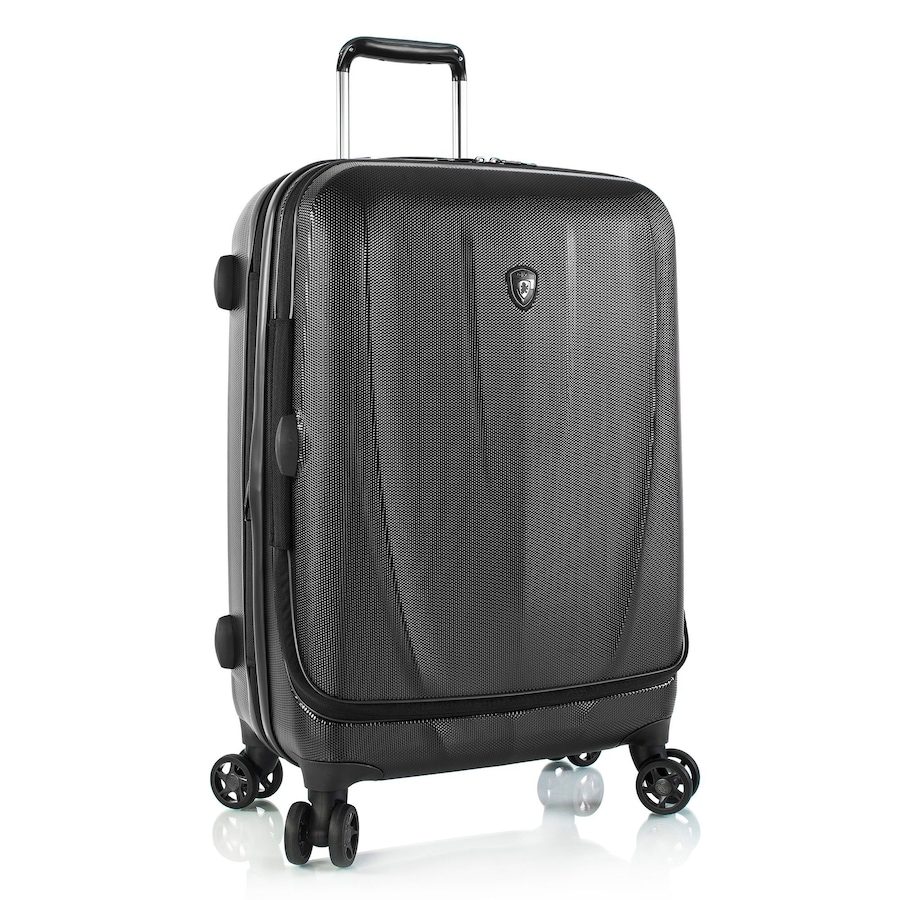Heys Vantage 4 Rollen Trolley M 66 cm mit Dehnfalte Reisetaschen 1 ct Schwarz Herren