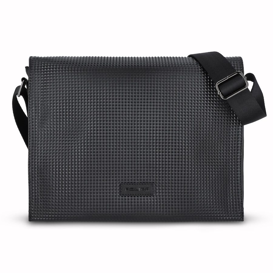 Police Aktentaschen Messenger 35 cm Laptopfach Laptoptaschen 1 ct Schwarz Herren