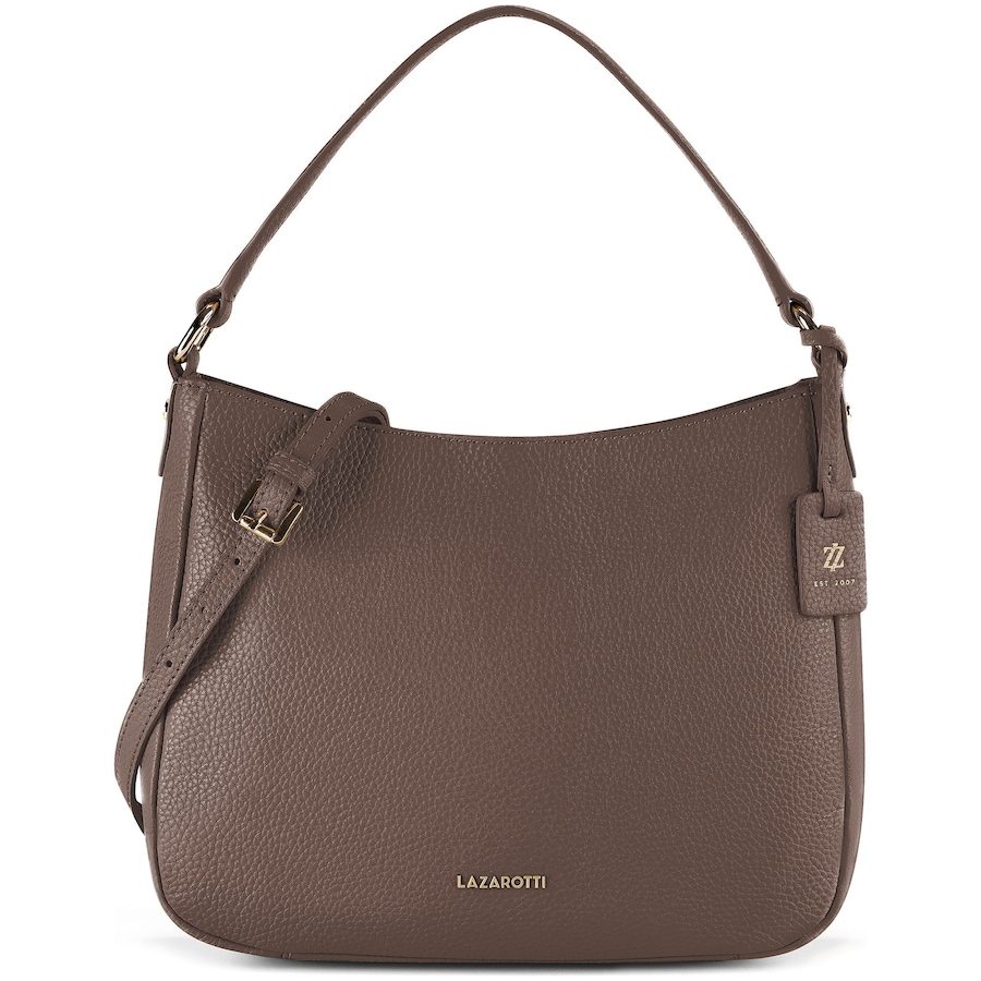 Lazarotti Bologna Leather Schultertasche Handtaschen 1 ct Grau Damen