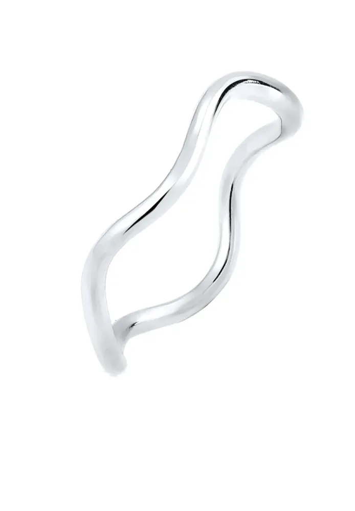 Elli - Ring Wellen Design, 56mm, Silber
