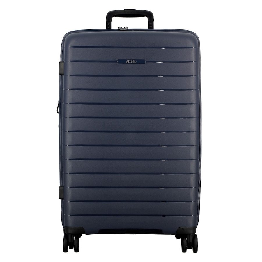 Jump Striper 4 Rollen Trolley 68 cm mit Dehnfalte Koffer & Trolleys 1 ct Schwarz Herren