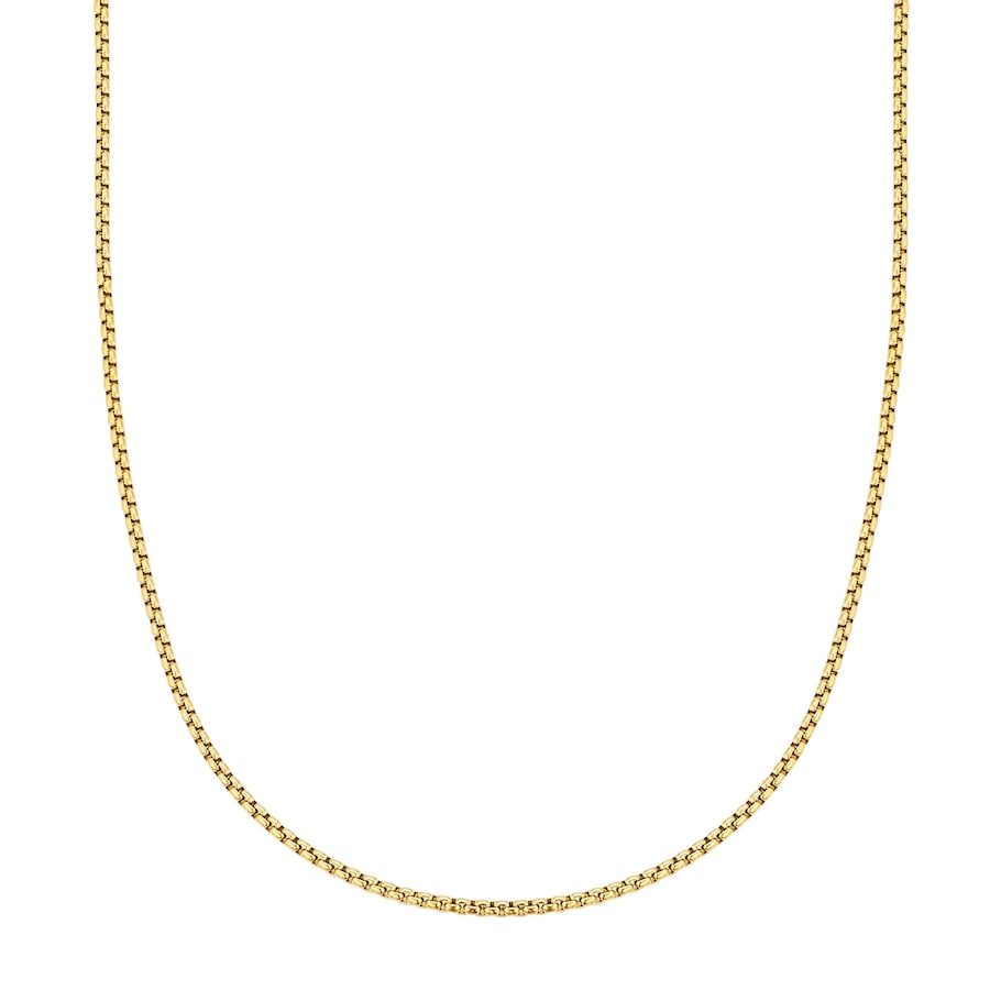 Glanzstücke München Halskette aus Edelstahl in Gelbgold Ketten 1 ct Damen
