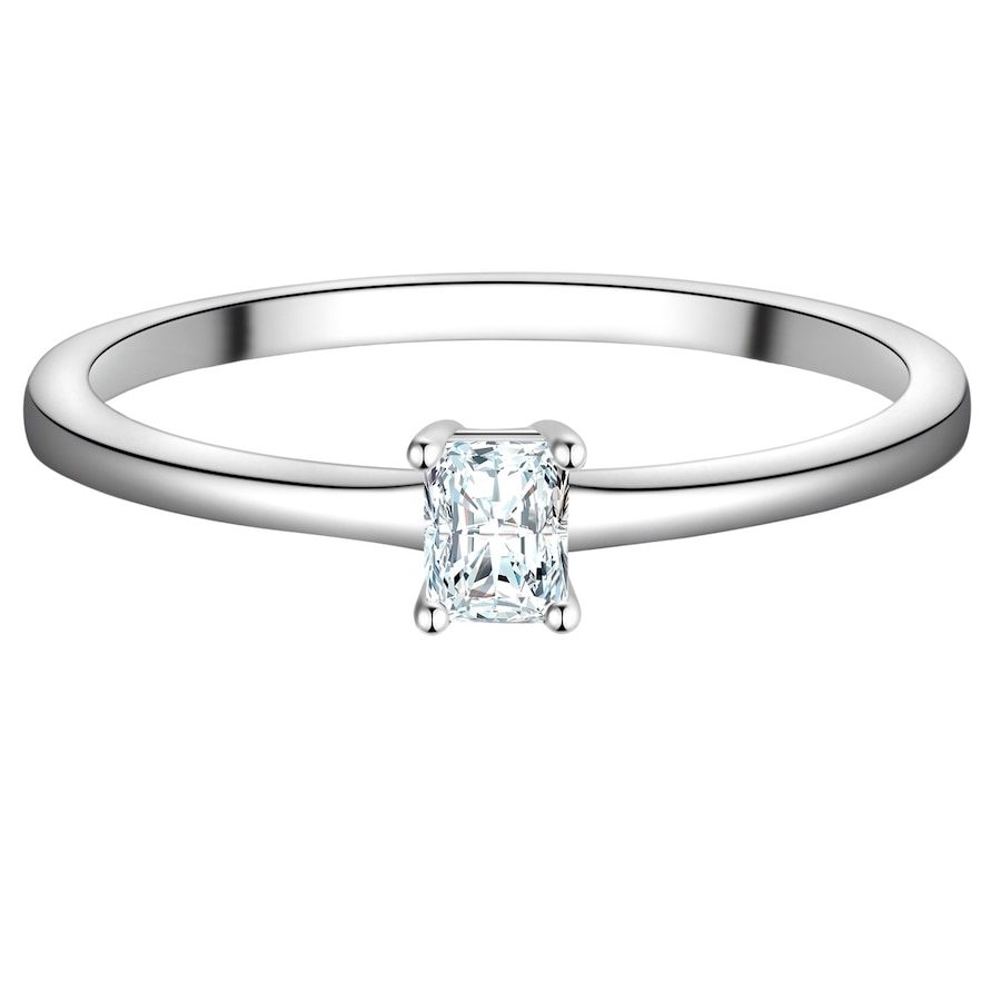 Trilani Ring aus Sterling Silber in silber mit Zirkonia Ringe 1 ct Damen