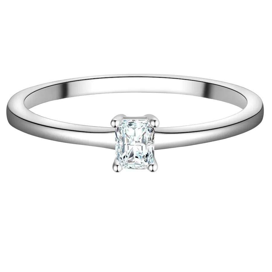 Trilani Ring aus Sterling Silber in silber mit Zirkonia Ringe 1 ct Damen