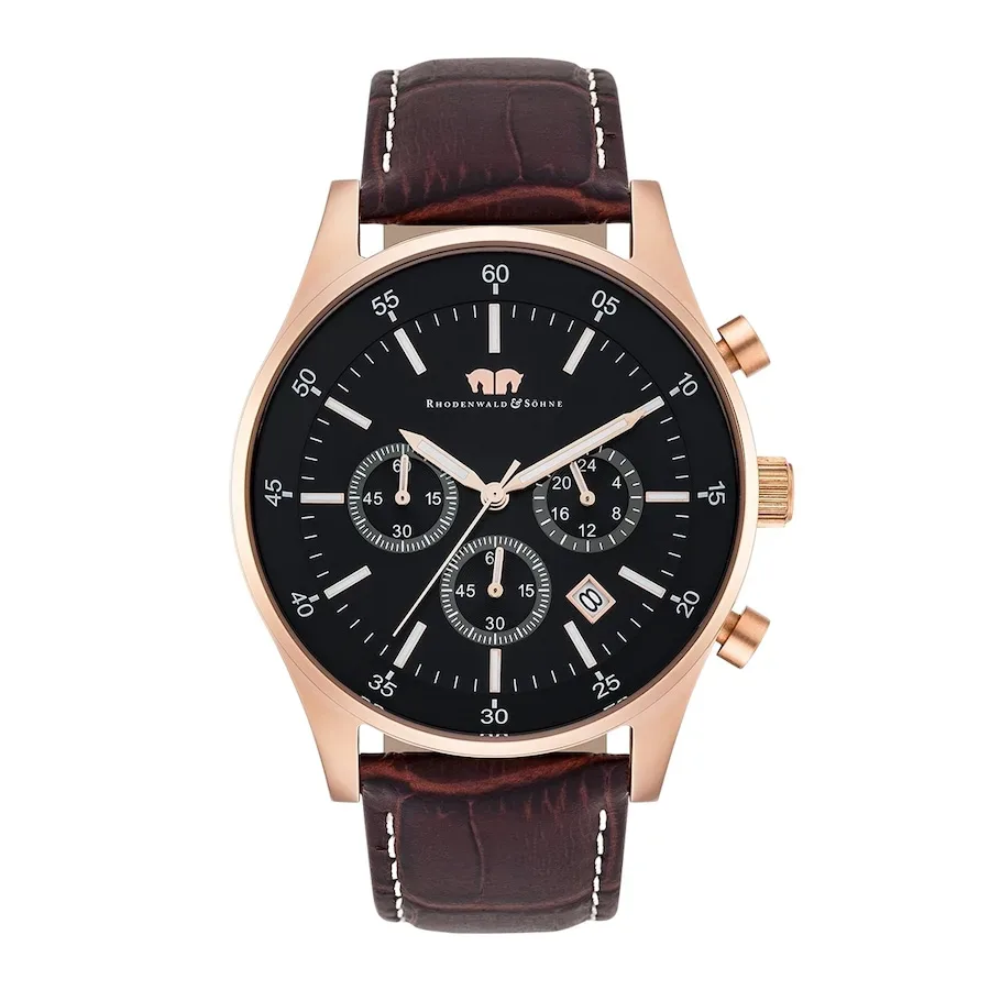 Rhodenwald & Söhne - Armband-Uhr Goodwill, 22cm, Braun Bunt