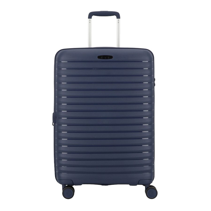d & n Travel Line 4500 4 Rollen Trolley M 65 cm mit Dehnfalte Reisetaschen 1 ct Schwarz Herren