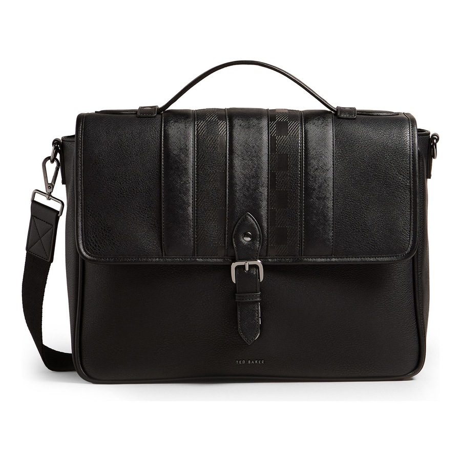 Ted Baker Wayvees Aktentasche 38.5 cm Laptopfach Laptoptaschen 1 ct Schwarz Herren