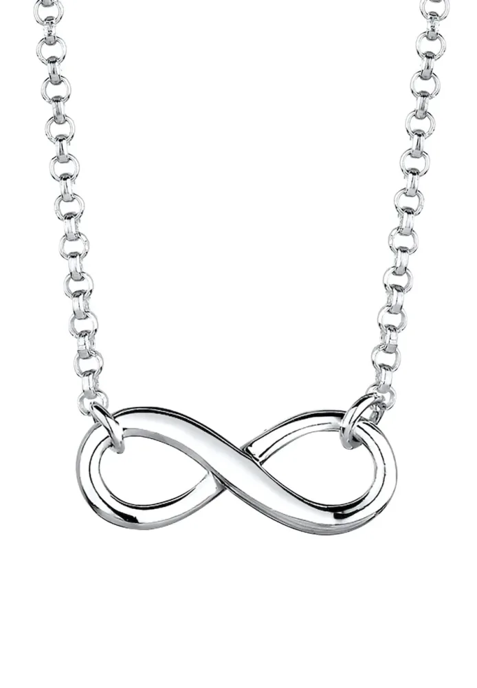 Elli - Halskette Unendlichkeit Symbol, 38cm, Silber