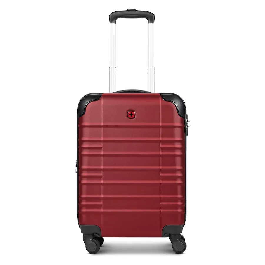 Wenger Amplar Evo 4 Rollen Kabinentrolley S 53 cm mit Dehnfalte Reisetaschen 1 ct Rot Herren