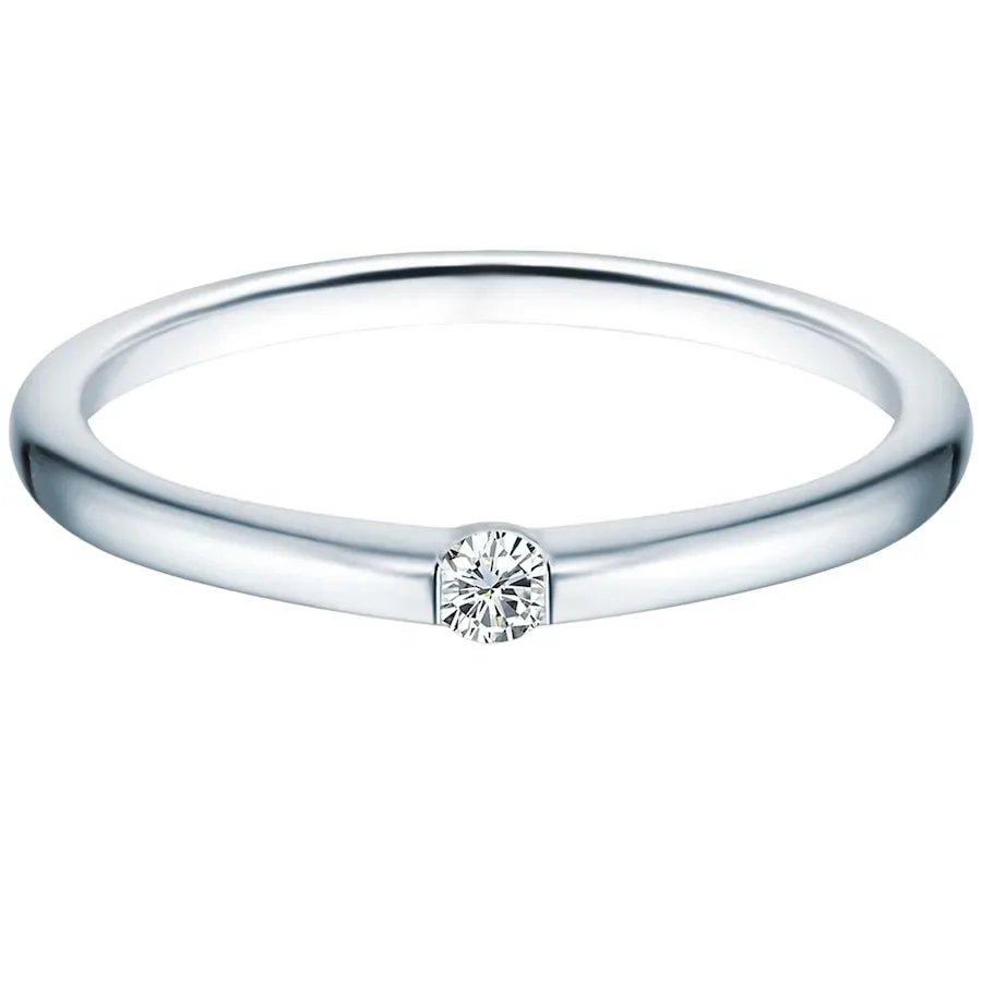 Trilani Ring aus Sterling Silber in silber mit Zirkonia Ringe 1 ct Damen