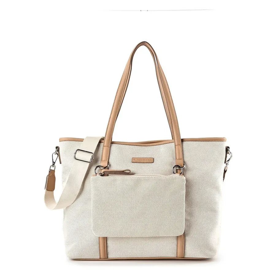Tom Tailor Jamila Shopper Handtaschen 1 ct Weiss Damen