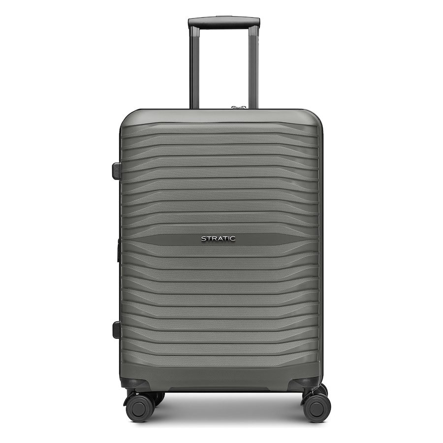 Stratic Shine 4 Rollen Trolley 66 cm mit Dehnfalte Koffer & Trolleys 1 ct Grau Herren