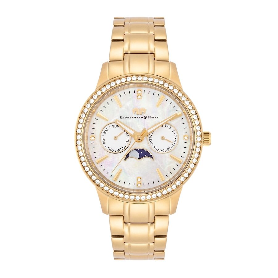 Rhodenwald & Söhne Armband-Uhr Amidala aus Edelstahl in gelbgold Uhren 1 ct Damen
