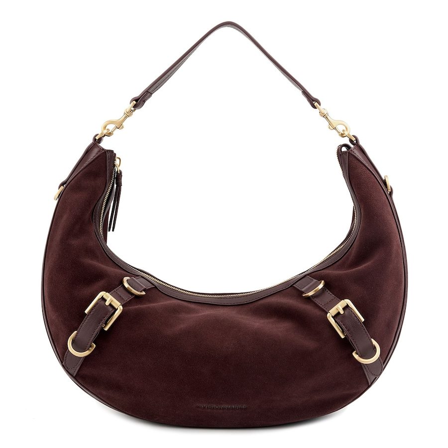 LES VISIONNAIRES Enya Schultertasche Handtaschen 1 ct Braun Damen
