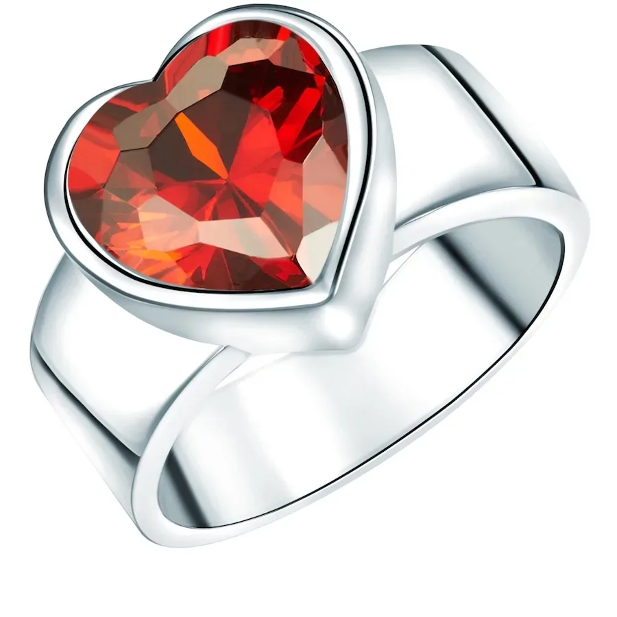 Rafaela Donata Ring Herz Sterling Silber Zirkonia in Silber Ringe 1 ct Damen