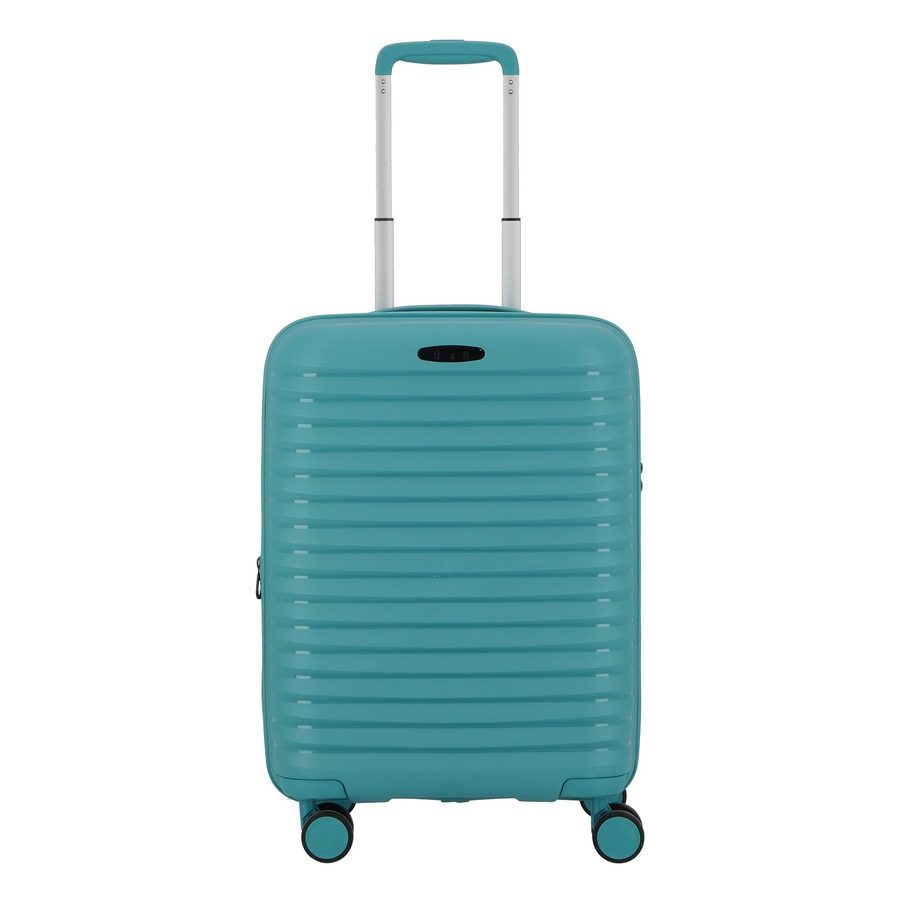 d & n Travel Line 4500 4 Rollen Kabinentrolley S 55 cm mit Dehnfalte Reisetaschen 1 ct Grün Herren