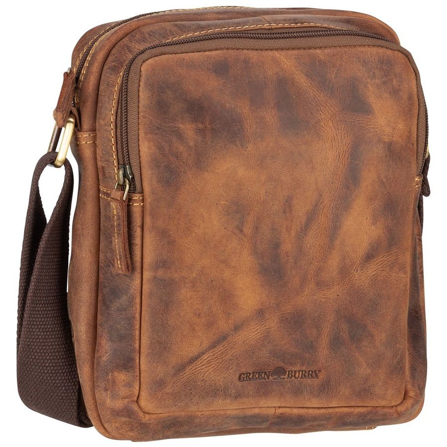 Greenburry Vintage Umhängetasche Handtaschen 1 ct Braun Herren