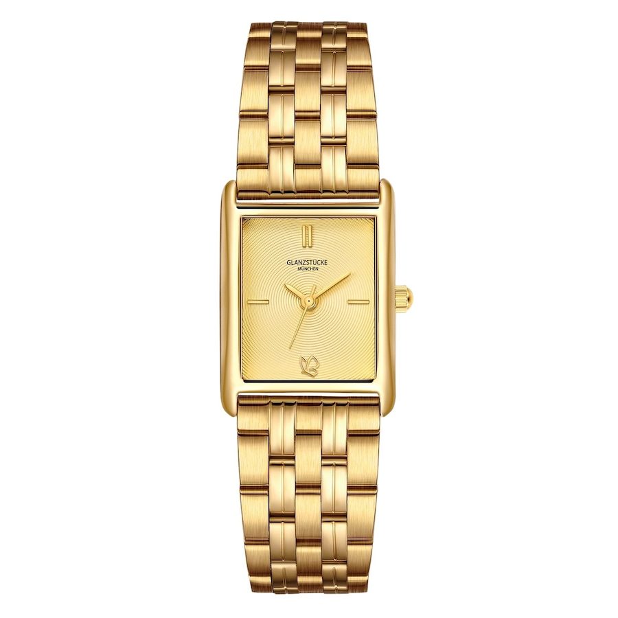 Glanzstücke München Armband-Uhr aus Edelstahl in gelbgold Uhren 1 ct Damen